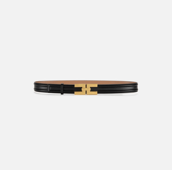 Eco-leather belt with clamp Elisabetta Franchi ct04s36e2