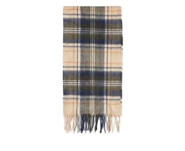sciarpa  new check tartan scarf barbour