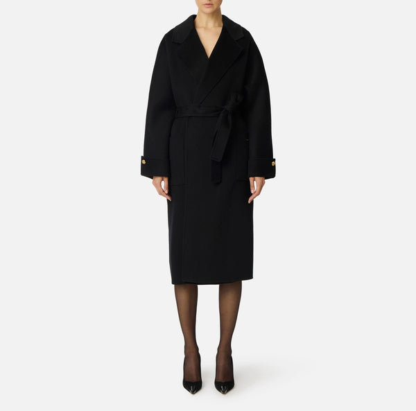 Cappotto in panno di misto lana double cp68d56e2 elisabetta franchi