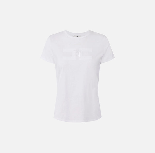 T-shirt in jersey di cotone ma00756e2 elisabetta franchi