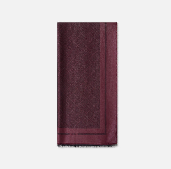 Sciarpa con pattern logo sc12f56e2 elisabetta franchi