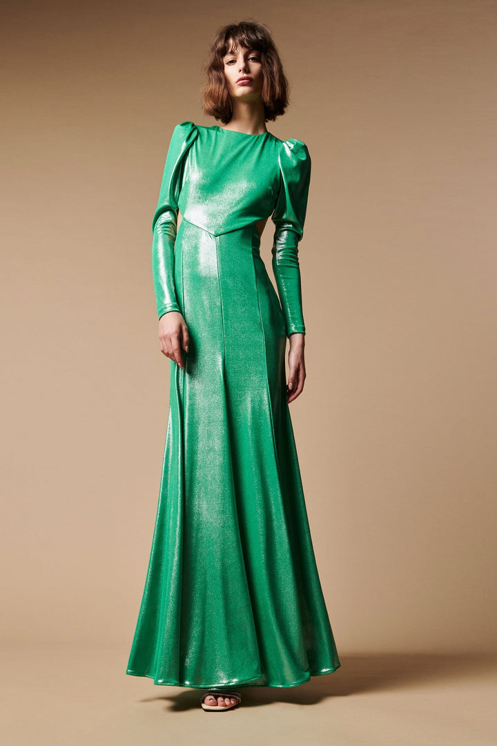 kaos long dress Kaos V-neck Ruffled Maxi Dress