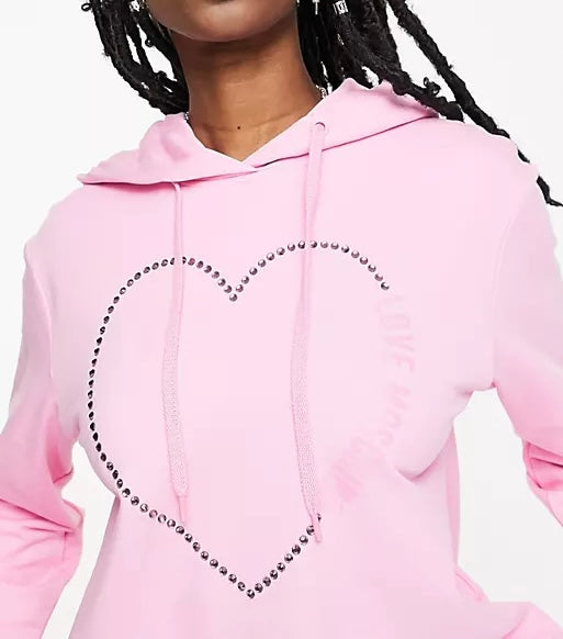 pink moschino sweatshirt